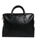 Dolce & Gabbana Black Calfskin Leather Heat Pressed Logo Briefcase Bag